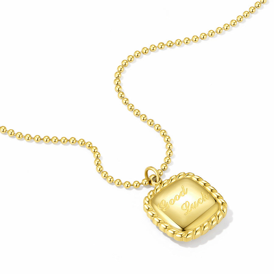 Good Luck Apple Pie Necklace